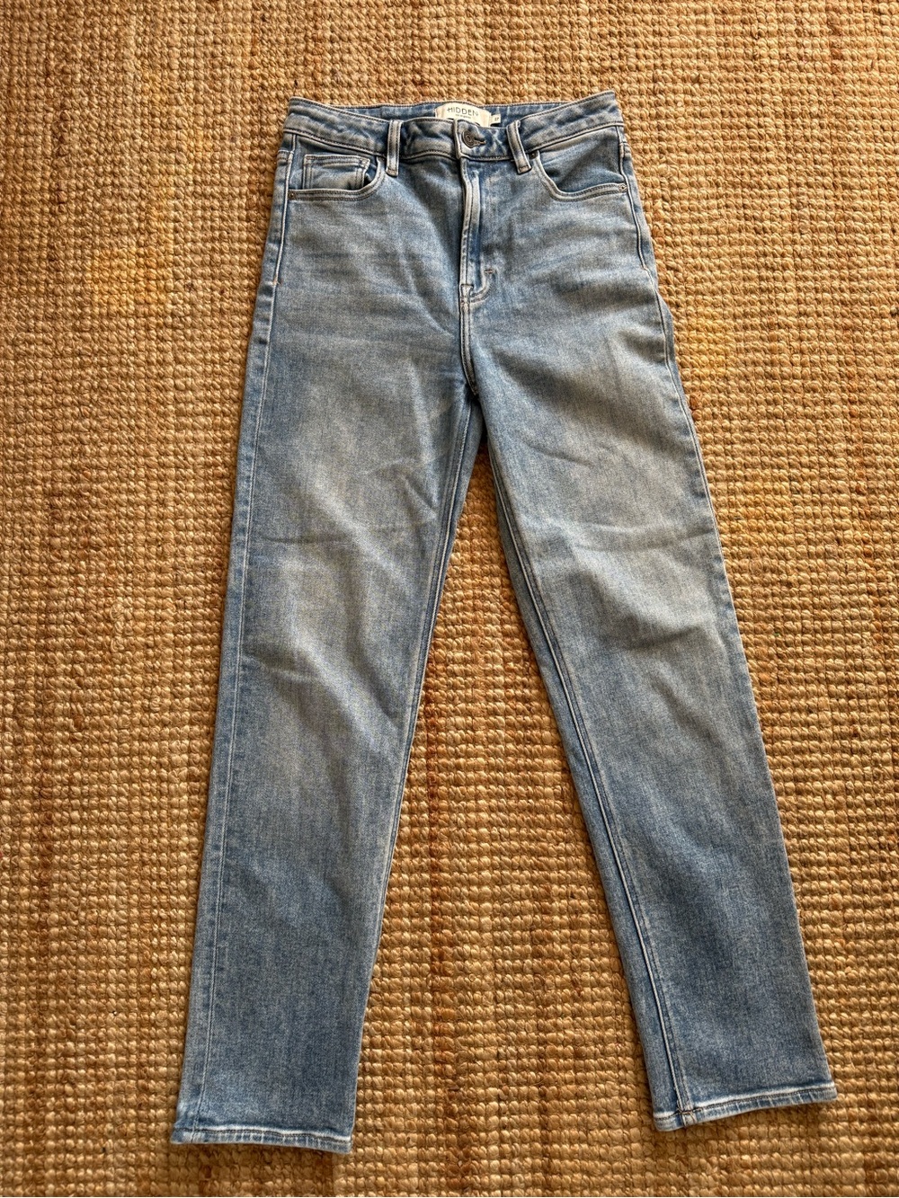 HIDDEN Jeans | High Rise | Straight Leg | Light Wash | 27